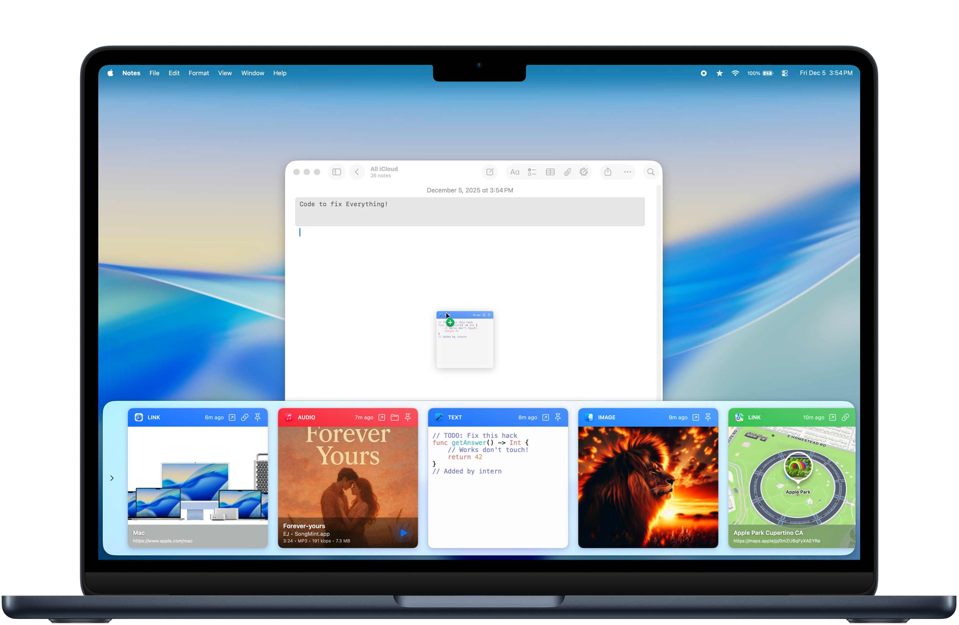 Drag and drop feature